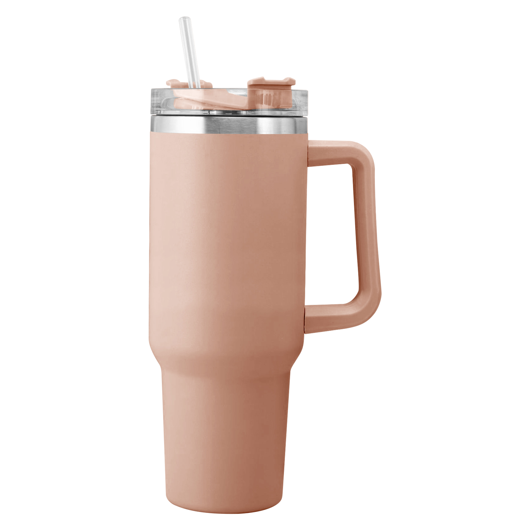 FlyFlyPromos - 40oz Stainless Vacuum Tumbler with Handle Image 4 - Promotional Product